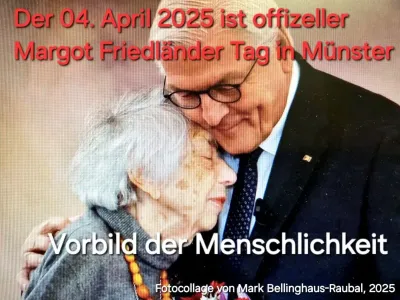 "Bitte seid Menschen!" Zum Tod der Holocaust-Überlebenden Margot Friedländer 05.11.1921 - 09.05.2025