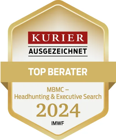 MBMC Bester Headhunter in Österreich MBMC Headhunting & Executive Search als "Top Berater 2024" ausgezeichnet