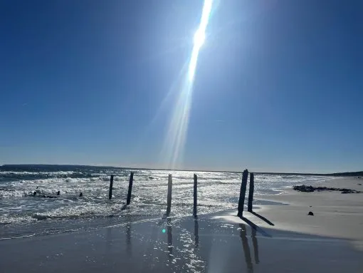 Meeresblick Panorama Wohnung eigener Strandzugang