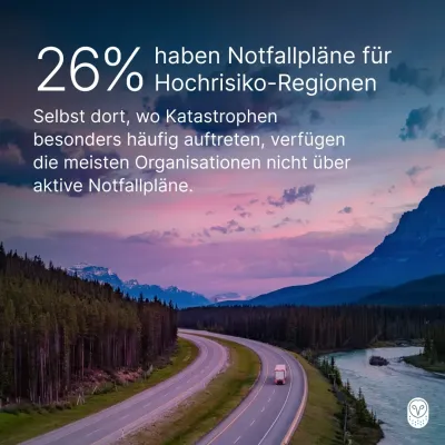 Mehrheit der Unternehmen in Deutschland ist anfällig für Katastrophen, Störungen in Lieferketten und Sicherheitsrisiken