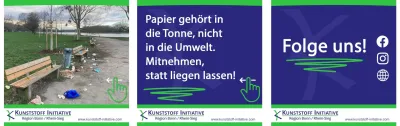 Müll in der Natur ist keine Frage des Materials - Kunststoff-Initiative Bonn/Rhein-Sieg startet Social-Media-Kampagne