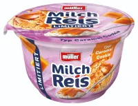 Müller Milchreis Limitiert Winter: Gebäckgeschmack zum Löffeln