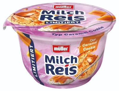Müller Milchreis Limitiert Winter: Gebäckgeschmack zum Löffeln