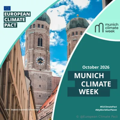 Munich Climate Week: Europäischer Klimapakt unterstützt Münchens Klimabotschafter Munich Climate Week: Europäischer Klimapakt unterstützt Münchens Klimabotschafter