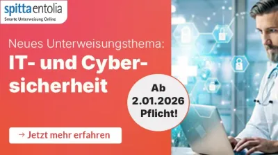 NEU: Unterweisungsthema "IT- & Cybersicherheit" für Zahnarzt- & Arztpraxen bei entolia