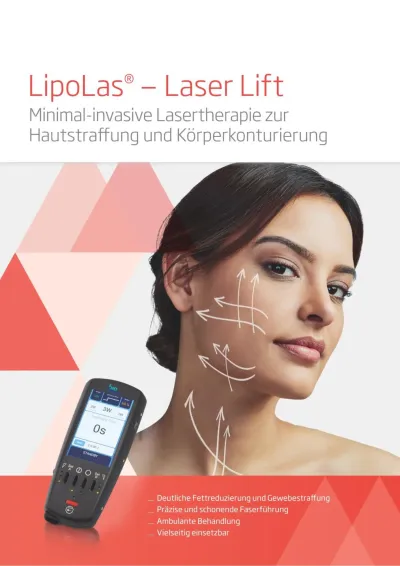 Die neue minimal-invasive Lasertherapie LipoLas - Laser Lift von biolitec LipoLas - Laser Lift: Neue minimal-invasive Lasertherapie zur Hautstraffung und Konturierung im Gesicht