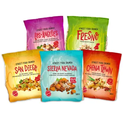 Neue Produktlinie bei Clasen Bio - StreetFoodCrunch SNACKS Innovation für den Snackmarkt mit StreetFoodCrunch
