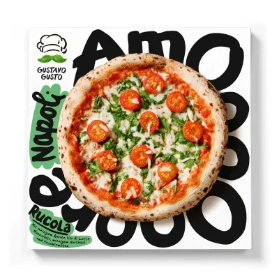 Die neue Range von Gustavo Gusto: "AMORE NAPOLI" GUSTAVO GUSTO PRÄSENTIERT NEUE PREMIUMPIZZA "AMORE NAPOLI"