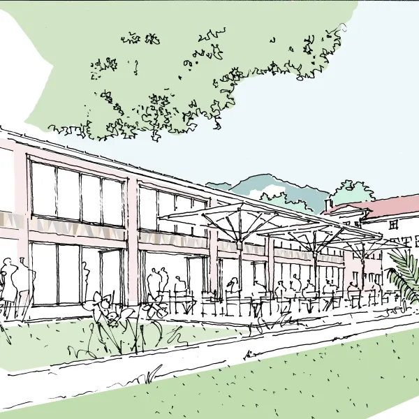 Neues Kurgarten Caf&eacute; im Königlichen Kurgarten Bad Reichenhall