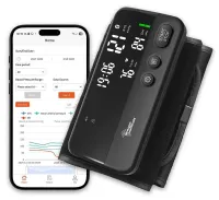 newgen medicals Oberarm-Blutdruckmessgerät OB-325, App