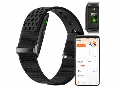 newgen medicals Smartes Fitnesstracker-Armband mit App, 150 mAh, bis 20 Tage, IP68, www.pearl.de newgen medicals Smartes Fitnesstracker-Armband mit App