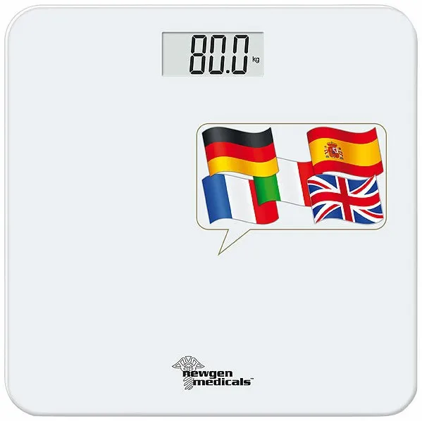 newgen medicals Sprechende Personenwaage, bis 250 kg