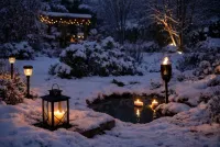 Gartenbeleuchtung im Winter: Norbert Seeger über Solarlichter, Kerzen und LED-Ideen