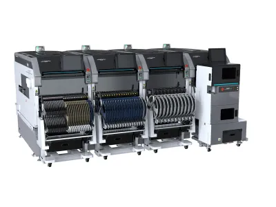 NXTR-S kann Bauteile bis zu 200 × 200 mm händeln Von High Mix bis zu extremen Bauteilformaten: FUJI zeigt auf der EFX die Bandbreite moderner SMT-Bestückung
