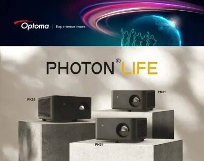 Optoma Photon Life-Serie: Photon Life PH31, Photon Life PK31 und Photon Life PK32 Optomas Photon Life-Serie: Optoma´s drei Argumente für eine Zukunft ohne Lampenprojektoren