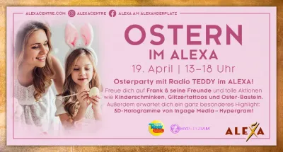 ALEXA lädt zu Osterparty mit Radio TEDDY ein