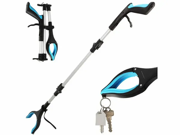 PEARL Faltbare Magnetgreifzange aus Aluminium,