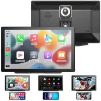 Lescars IPS-HD-Display f. Android Auto & CarPlay CAS-5060
