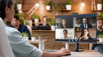 Der Philips 27B2U3601H bringt mit seiner 5-MP-Webcam Videokonferenzen auf den Schreibtisch Philips Monitore erweitert seine B-Line um neue Business-Displays mit USB-C-Docking und integrierter Webcam