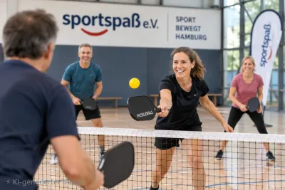 Pickleball, der neue Trendsport Pickleball boomt bei sportspaß: Zweiter Kurs im Oktober