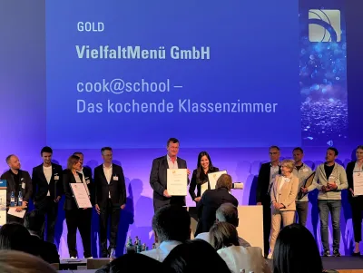 VielfaltMenü Ernährungsprojekt mit Gold ausgezeichnet