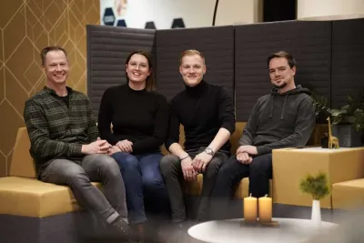 Products & Innovation Team (v.l.n.r.: Kai, Verena, Felix, Calvin) SWAN schafft neue Abteilung "Products & Innovation"