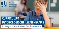 Psychologische Lerntherapie: Neues Online-Curriculum startet im September 2026