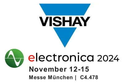 Quelle: Vishay Vishay Intertechnology auf der electronica: C4.478