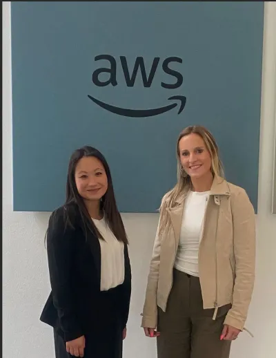 Rebecca Bachsleitner (r.) und Kimberley Lewandowski (l.) Westcon-Comstor startet mit dedizierter Business Unit "AWS" in DACH durch