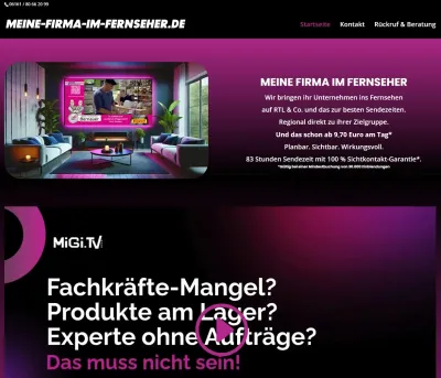 Regionale TV-Werbung für jeden Mittelständler