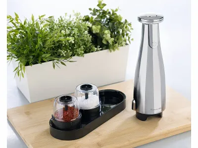 Rosenstein & Söhne Akku-Multi-Gewürzmühle mit 3x 150-ml-Wechselbehälter, 1.500 mAh, www.pearl.de Rosenstein & Söhne Akku-Multi-Gewürzmühle mit 3x 150-ml-Wechselbehälter