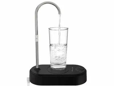 Rosenstein & Söhne Akku-Trinkwasser-Pumpe mit justierbarem Auslass
