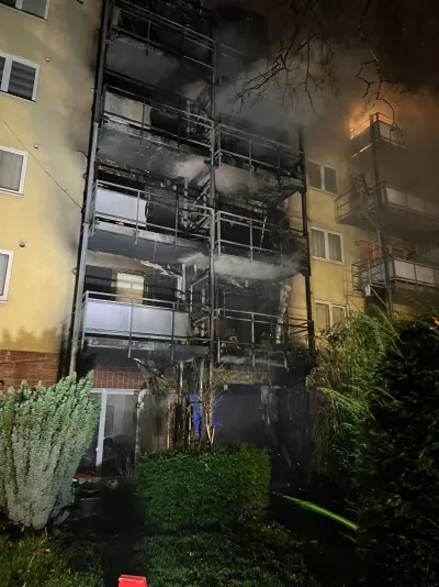 Großbrand in Düsseldorfer Erschüttert die Weihnachtszeit