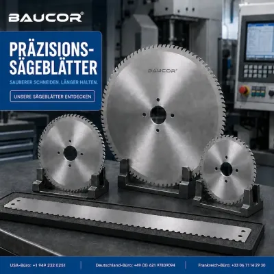 sageblatter Baucor erweitert Industriemesser und On-Demand-Fertigung