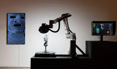 Mit den Scanverfahren des Fraunhofer IGD lassen sich Kunstwerke mikrometergenau digital abbilden. Fraunhofer-Technologien im EU-Projekt ECHOES