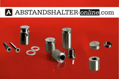 Schilderbefestigung für Türschilder und Plattenmaterial