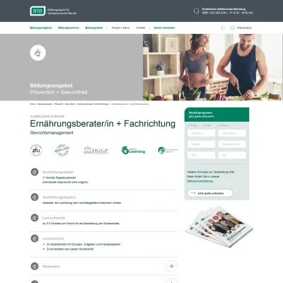 Mit neuer BTB-Fachrichtung "Gewichtsmanagement" Gesundheit fördern