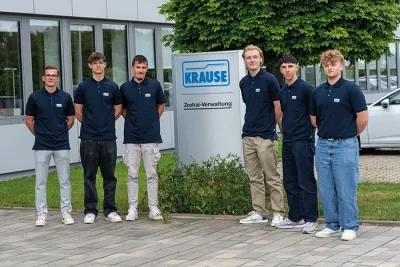 Die sechs jungen Berufseinsteiger starteten Anfang August ihre Ausbildung Neue Auszubildende und ein Jahrespraktikant