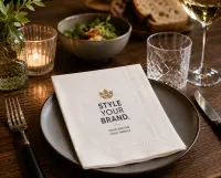 Individuell bedruckte Servietten als modernes Marketinginstrument