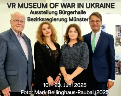 Ausstellung "War up close" - VR MUSEUM OF WAR IN UKRAINE in der Bezirksregierung Münster eröffnet