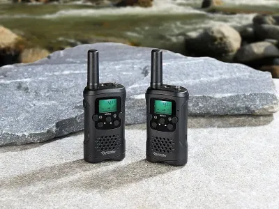 simvalley communications 2er-Set PMR-Funkgeräte WT-250