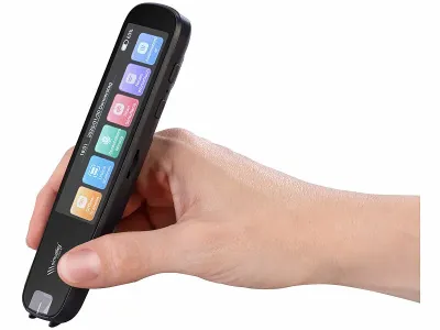 simvalley MOBILE Übersetzer-Stift, 142 Online-Sprachen, Scan-Funktion, Touch-Display, www.pearl.de simvalley MOBILE Übersetzer-Stift, 142 Online-Sprachen