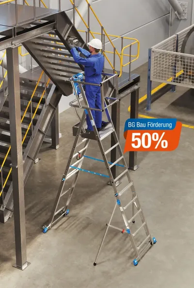 BG BAU Förderung: Mit KRAUSE-Produkten Arbeitssicherheit verbessern und Kosten senken
