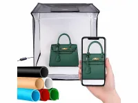 Somikon Fotobox mit LED-Licht