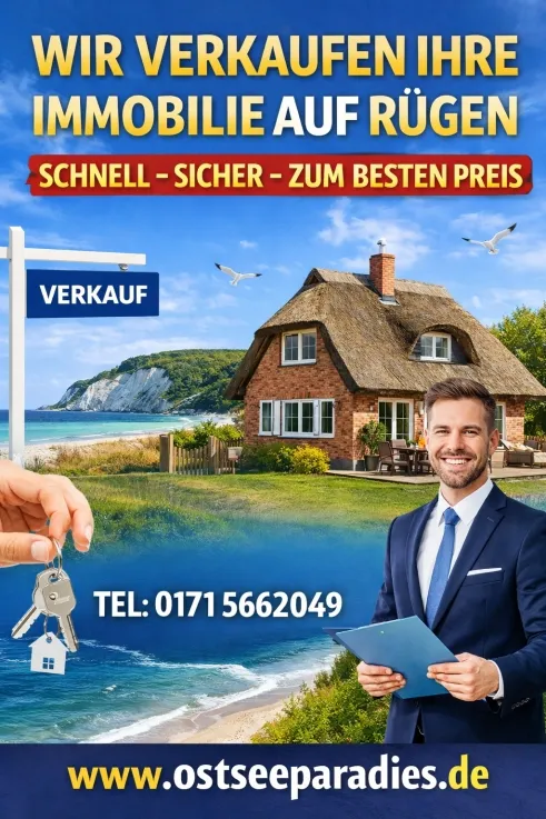 Sonneninsel Rügen GmbH verkauft seit 1995 sehr erfolgreich  Immobilien auf Rügen.