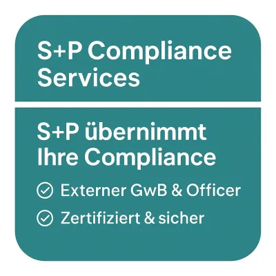 S+P Compliance Package Compliance-Funktion effizient auslagern mit S+P