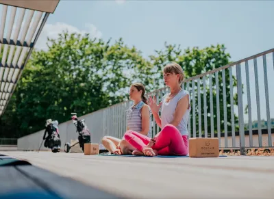 Sport Trend: Fusion von Yoga und Golf im Heitlinger Golf Resort