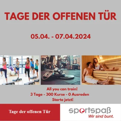 Tage der offenen Tür bei sportspaß in Hamburg