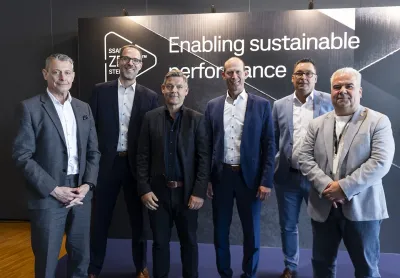 SSAB und EMW Team. SSAB und EMW beschließen eine Partnerschaft für fossilfreien Stahl in Automobilkomponenten
