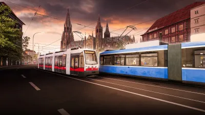 Straßenbahn fahren in Wien und Mannheim. Ganz bequem vom Sofa aus. City Transport Simulation: Trams jetzt spielen